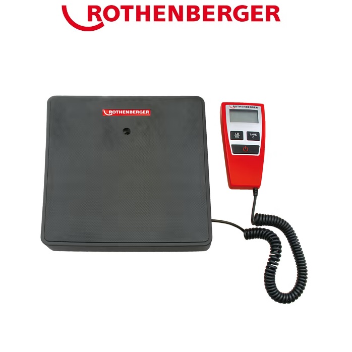 ROTHENBERGER BILANCIA DIGITALE PER GAS REFRIGERANTE ROSCALE 120 - 120 KG COD.: R17300416